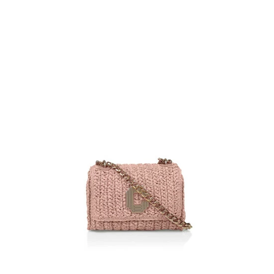 Carvela 'Signature C Raffia Cross Body' Bag For Female 7 Carvela 'Signature C Raffia Cross Body' Bag For Female - Image 5