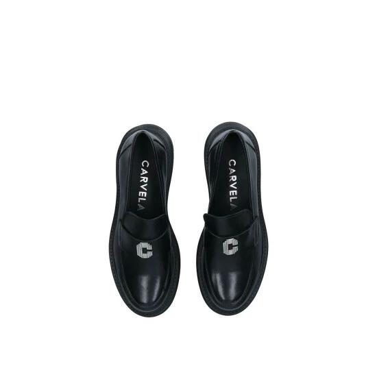 Carvela 'Triple C Loafer' Leather Flats For Female 4 Carvela 'Triple C Loafer' Leather Flats For Female - Image 2